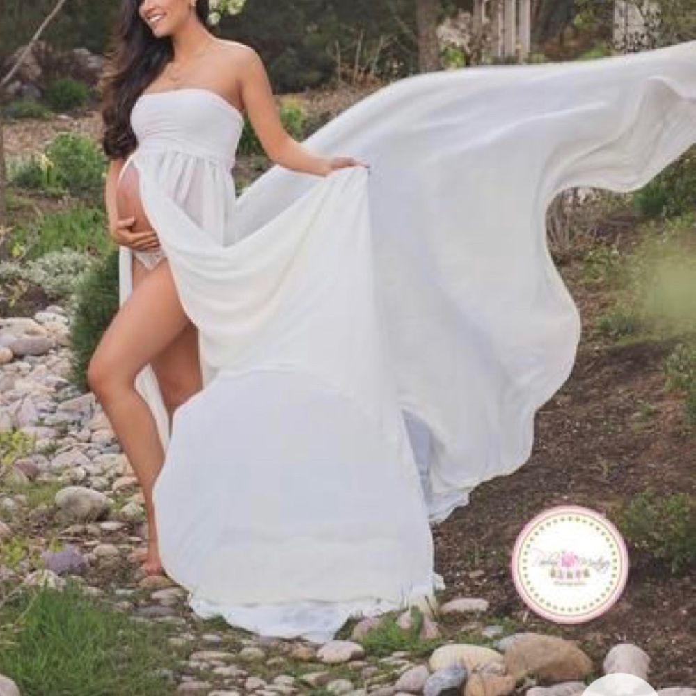 Sew trendy accessory maternity dress Small